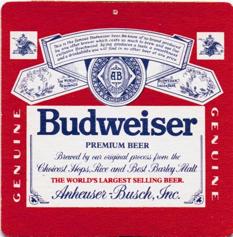 saint louis mo-usa anheuser bud quad 7a (185-premium beer-blaurot)